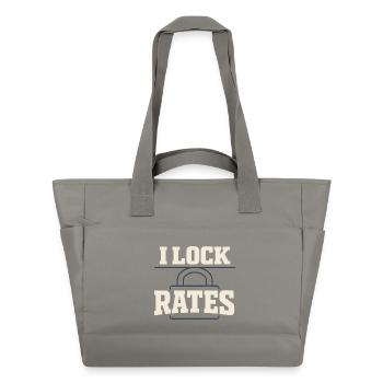 Mortgage Brokers, Loan Officers, - Water-Repellent Padded Bag - grey - Front