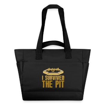 I Survived The Pit - Water-Repellent Padded Bag - black - Front