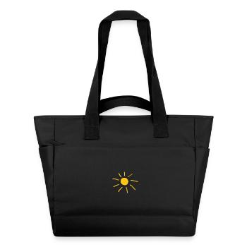 Cadeau de vacances d’été au soleil - Sac matelassé déperlant - noir - Devant