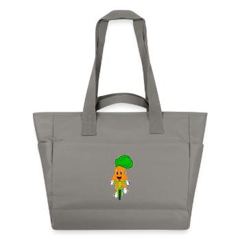 Vélo carotte - Sac matelassé déperlant - gris - Devant