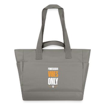 Pomeranian Vibes Only - Water-Repellent Padded Bag - grey - Front
