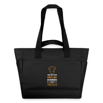 Beste Griller kommen aus Thüringen Design - Wasserabweisende Padded Bag - Schwarz - Vorne