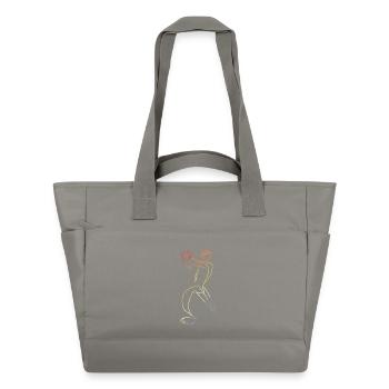 Cricket Bowler Vintage Look - Water-Repellent Padded Bag - grey - Front