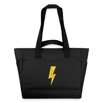 Lightning Lightning Thunderstorm Current Storm - Water-Repellent Padded Bag - black - Front