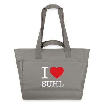J’ADORE SUHL - Sac matelassé déperlant - gris - Devant