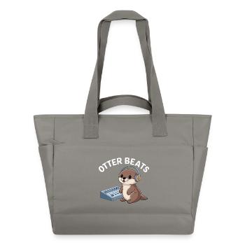 Otter Beats – Producteur Otter - Sac matelassé déperlant - gris - Devant