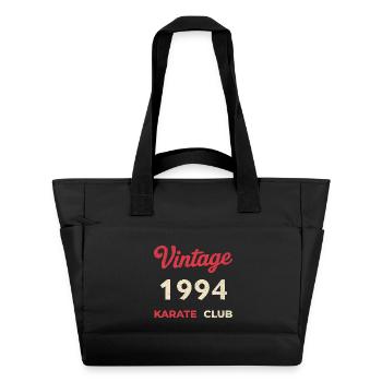 Vintage 1994 – Année de naissance rétro du Karate Club - Sac matelassé déperlant - noir - Devant