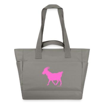 Scapegoat pink - Water-Repellent Padded Bag - grey - Front