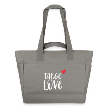 Danseur danse danse couple cadeau Tango Love! - Sac matelassé déperlant - gris - Devant