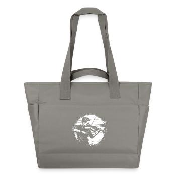 Violinist Sketch - Water-Repellent Padded Bag - grey - Front