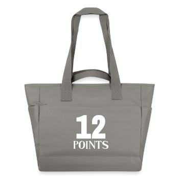 Eurovision Song Contest 12 Punkte - Wasserabweisende Padded Bag - Grau - Vorne