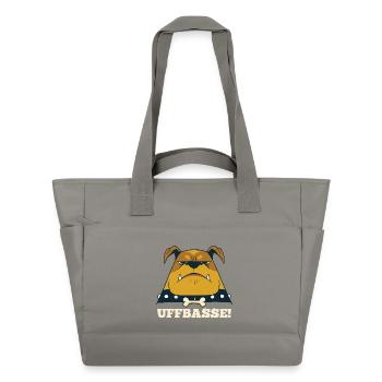 Angry Mannheim Dog - Uffbasse Monnem - Water-Repellent Padded Bag - grey - Front