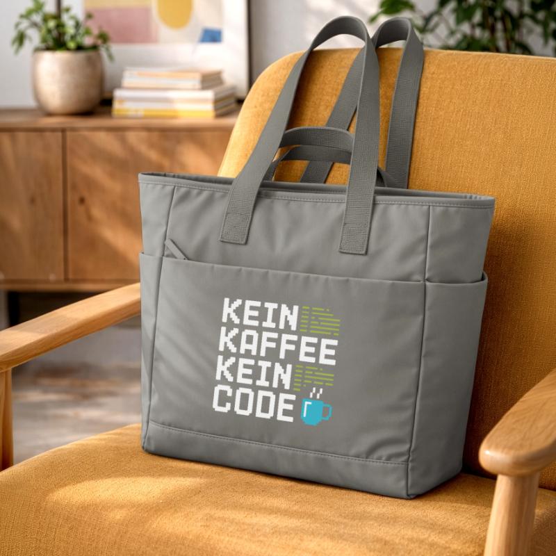 No Coffee No Code Programmeur Informaticien Sac matelassé déperlant