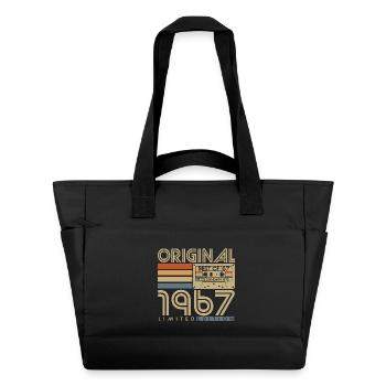 1967 Jahrgang Geburtstag Vintage Retro Geschenk - Wasserabweisende Padded Bag - Schwarz - Vorne