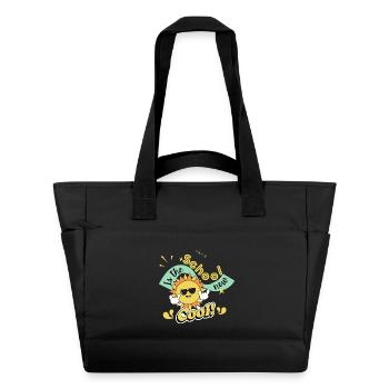 L’école est le nouveau cool - T-Shirt Enfant - Sac matelassé déperlant - noir - Devant