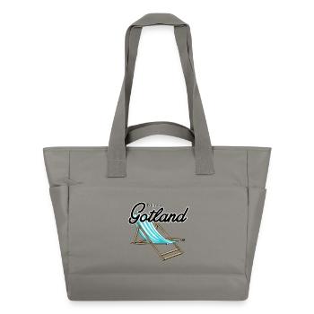 Das ist Gotland Beach Chair - Wasserabweisende Padded Bag - Grau - Vorne