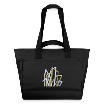 Abstrakte Formen - Wasserabweisende Padded Bag - Schwarz - Vorne