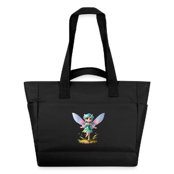 Fée 3D - Sac matelassé déperlant - noir - Devant