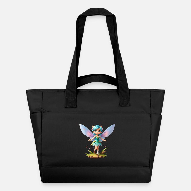 Fée 3D - Sac matelassé déperlant - noir