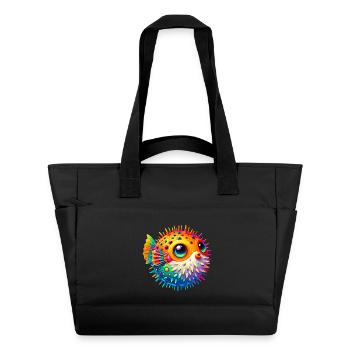 Kugelfisch - Wasserabweisende Padded Bag - Schwarz - Vorne