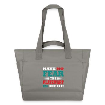 PLatzwartHave no Fear the Platzwart is here Outfit - Wasserabweisende Padded Bag - Grau - Vorne