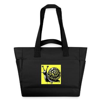 Schnecke - Wasserabweisende Padded Bag - Schwarz - Vorne