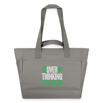 Angststörung Angststörungen Overthinking Mode On - Wasserabweisende Padded Bag - Grau - Vorne