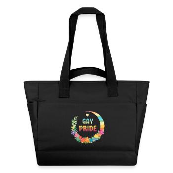 LGBTQIA+ Schwule und Lesben - Wasserabweisende Padded Bag - Schwarz - Vorne