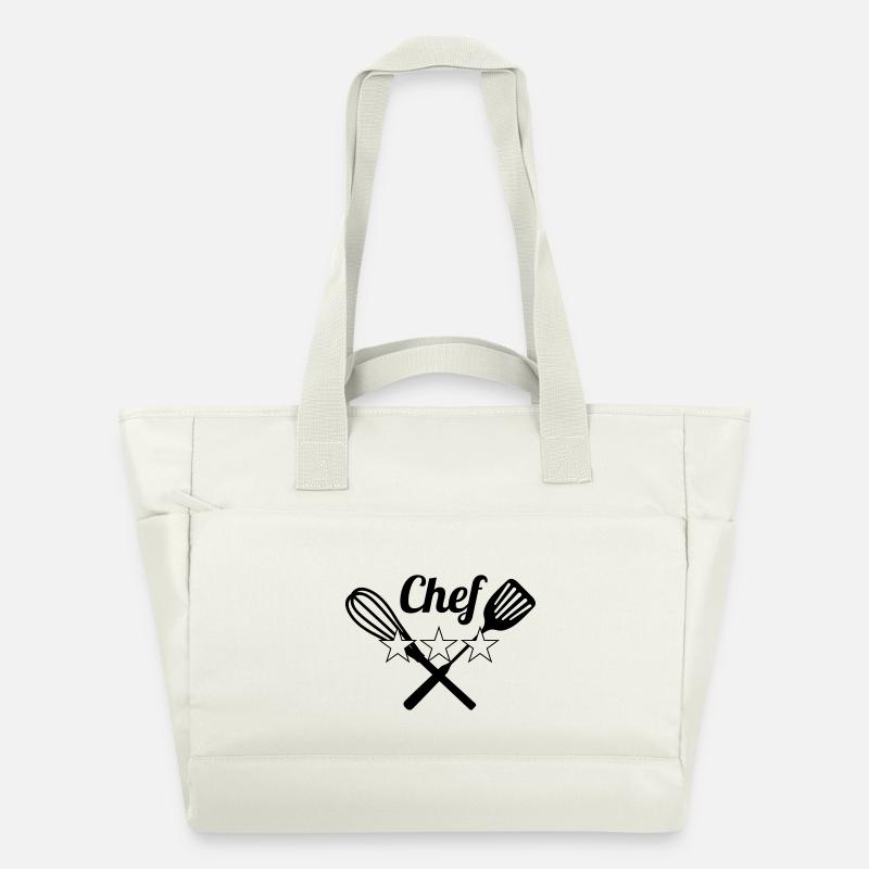 Chef - Sac matelassé déperlant - blanc nature