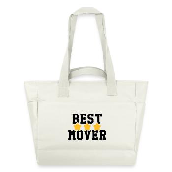 Mover Frachtführer Déménageur Déménagement - Water-Repellent Padded Bag - natural white - Front