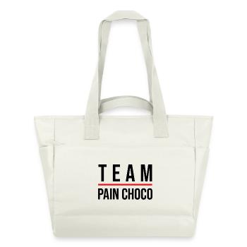 Team Schokoladenbrot - Wasserabweisende Padded Bag - Naturweiß - Vorne