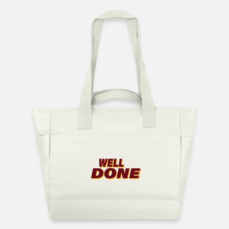 WELL DONE - Wasserabweisende Padded Bag - Naturweiß
