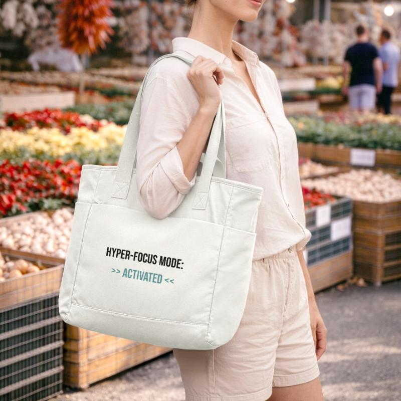 Hyper-Focus Mode: Activated - Statement Wasserabweisende Padded Bag