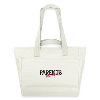 Parents heureux ! - Sac matelassé déperlant - blanc nature - Devant