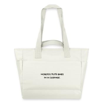 Cinema / Film / Zitat / TV-Serie - Wasserabweisende Padded Bag - Naturweiß - Vorne