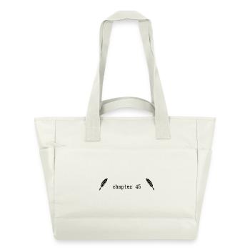 Chapter 45 Birthday - Water-Repellent Padded Bag - natural white - Front
