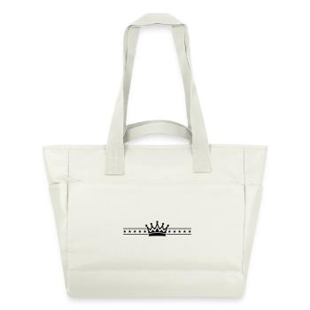Élément de la couronne - Sac matelassé déperlant - blanc nature - Devant