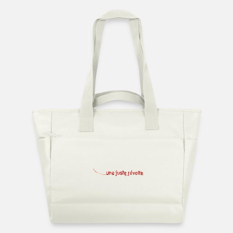 JUSTE RÉVOLTE - let's talk - Water-Repellent Padded Bag - natural white
