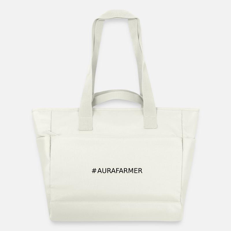 #AURAFARMER - Sac matelassé déperlant - blanc nature