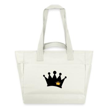 Couronne - Sac matelassé déperlant - blanc nature - Devant
