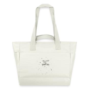 univers - Sac matelassé déperlant - blanc nature - Devant