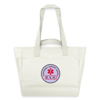 Emotional Support Human - Wasserabweisende Padded Bag - Naturweiß - Vorne