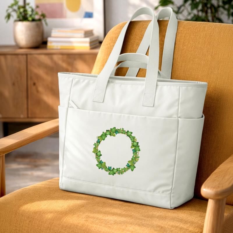 dekorativer Efeu Kranz oder Efeu Rahmen Wasserabweisende Padded Bag