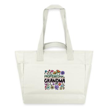 Grand-mère Grand-mère Vieille Femme Toute la meilleure déclaration - Sac matelassé déperlant - blanc nature - Devant