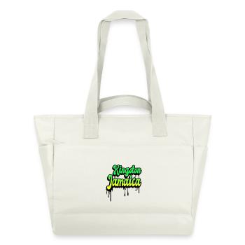 Kingston Jamaika Design - Wasserabweisende Padded Bag - Naturweiß - Vorne