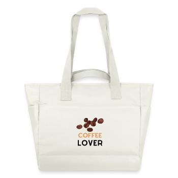 COFFEE LOVER - Wasserabweisende Padded Bag - Naturweiß - Vorne