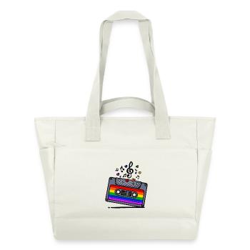 Sexualité LGBT Cool Arc-en-ciel Égalité - Sac matelassé déperlant - blanc nature - Devant
