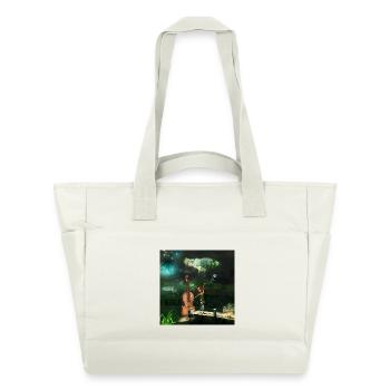 Merveille du violon - Sac matelassé déperlant - blanc nature - Devant
