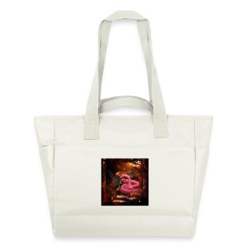 Fée à la lumière de la lune - Sac matelassé déperlant - blanc nature - Devant