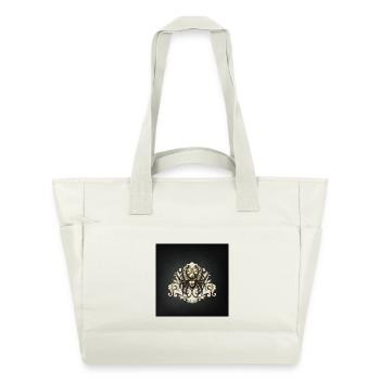 Super araignée steampunk - Sac matelassé déperlant - blanc nature - Devant